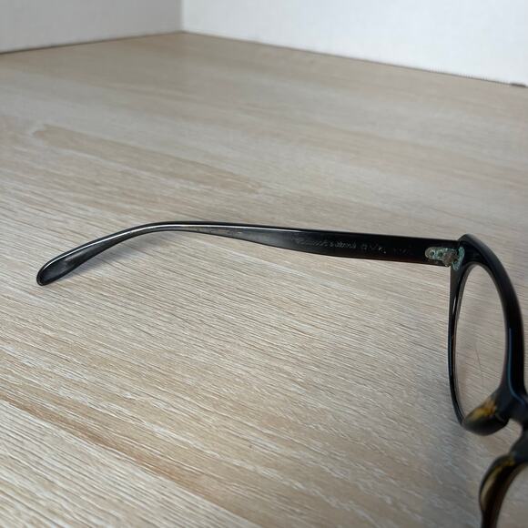 Bausch & Lomb 5 1/2 Eyeglasses Frame Women's Black Full Rim Cat Eye B&L 46-18 - Picture 5 of 11